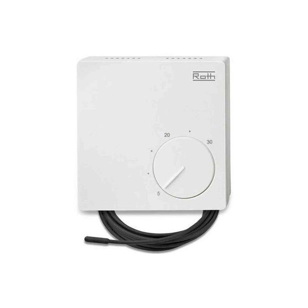 Huonetermostaatti Roth Basicline 24V lattia anturilla