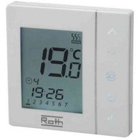 Huonetermostaatti Roth Basicline, näytöllä, 230V