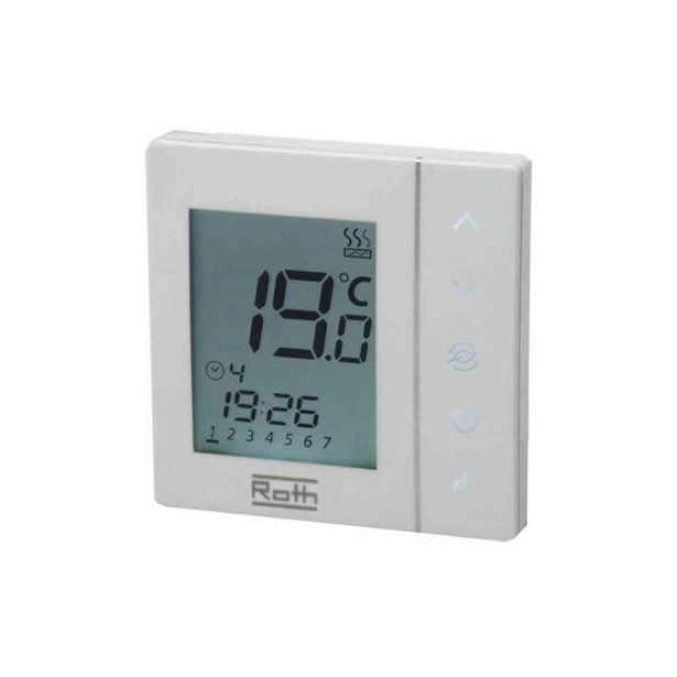 Huonetermostaatti Roth Basicline näytöllä 230V
