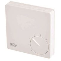 Huonetermostaatti Roth Basicline, säätöpyörällä, 230V 