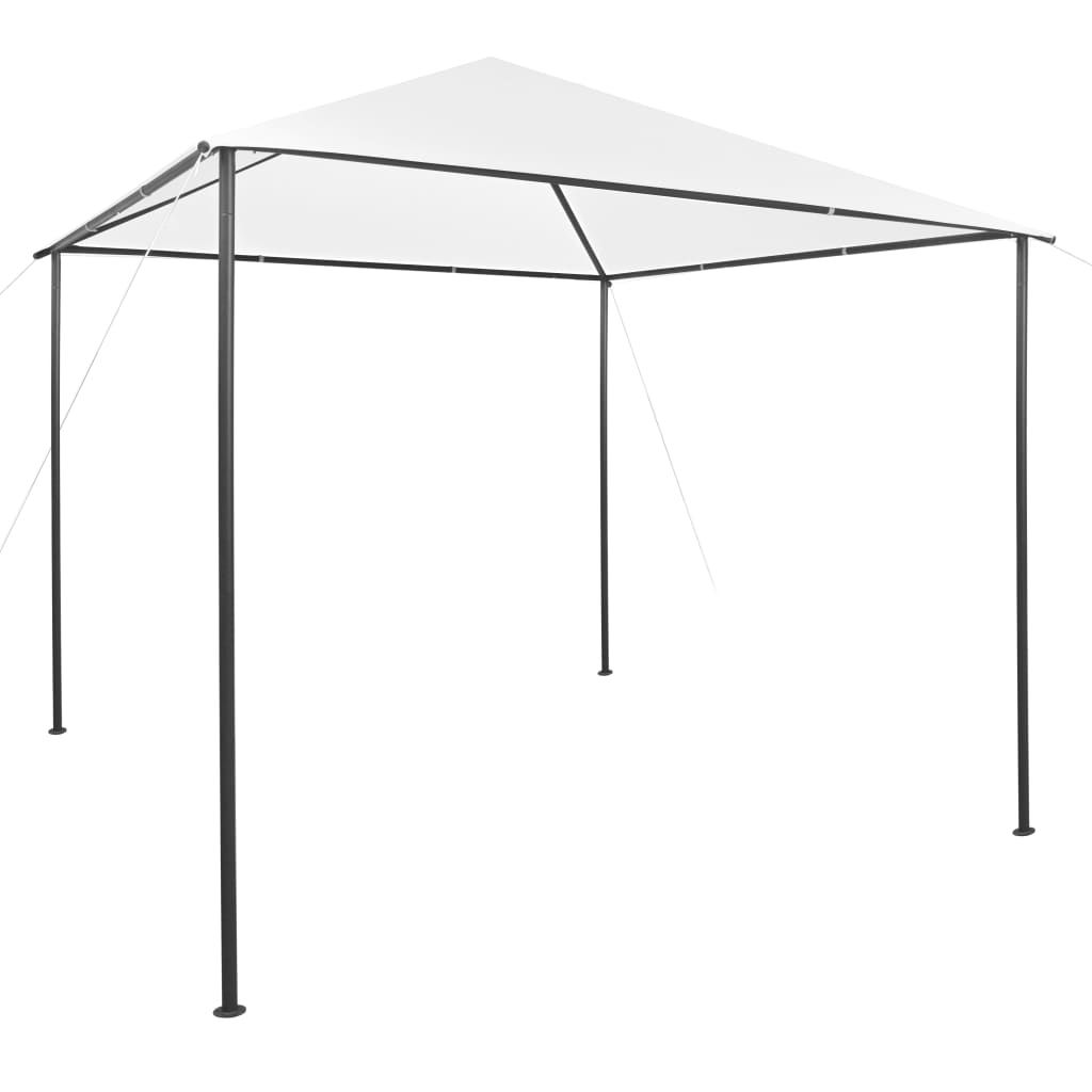 Huvimaja 3x3x2,7 m valkoinen 180 g/m²