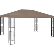 Huvimaja 4x3 m ruskeanharmaa