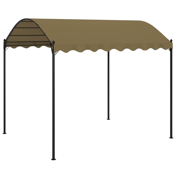 Huvimaja 4x3x2 6 m ruskeanharmaa 180 g neliömetri