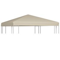 Huvimajan katto 310 g/m² 3x3 m beige