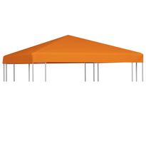 Huvimajan katto 310 g/m² 3x3 m oranssi