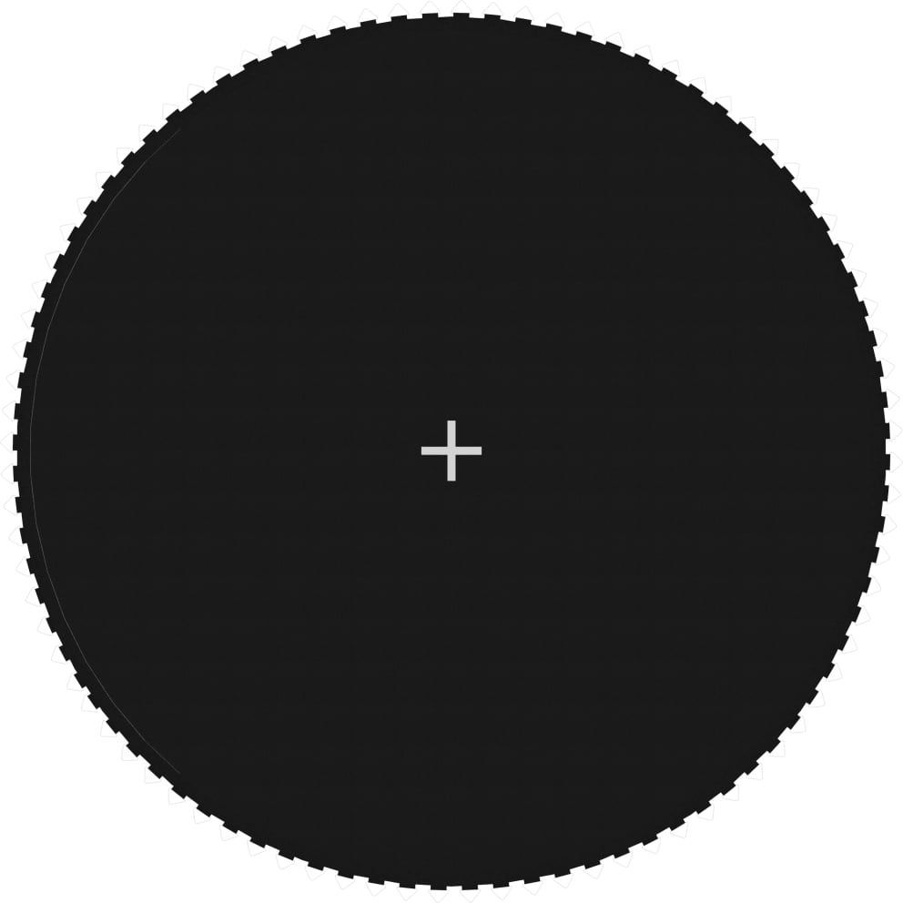 Hyppymatto musta kangas 4,57 m pyöreälle trampoliinille