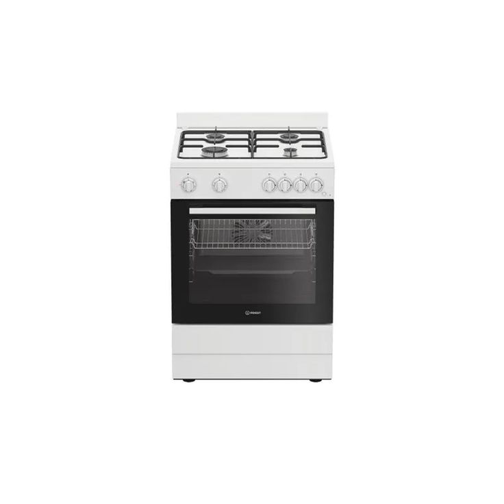 Kaasuliesi uunilla Indesit I6G5KCW, 60cm, valkoinen