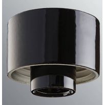 Lampunkanta Ifö Electric, suora, musta, IP54