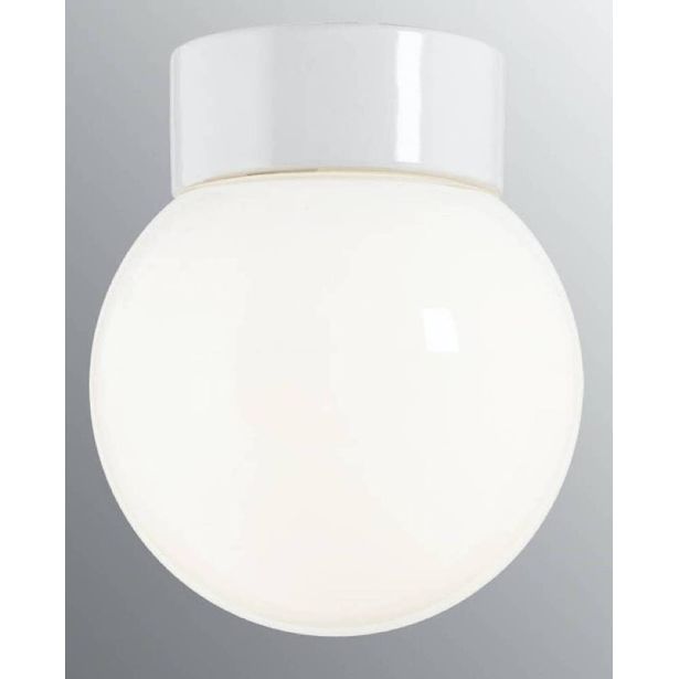 Kattovalaisin Ifö Electric Classic Glob, Ø150mm, opaalilasi, valkoinen, suora, IP20