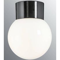 Kattovalaisin Ifö Electric Classic Glob, Ø150mm, opaalilasi, musta, suora, IP54