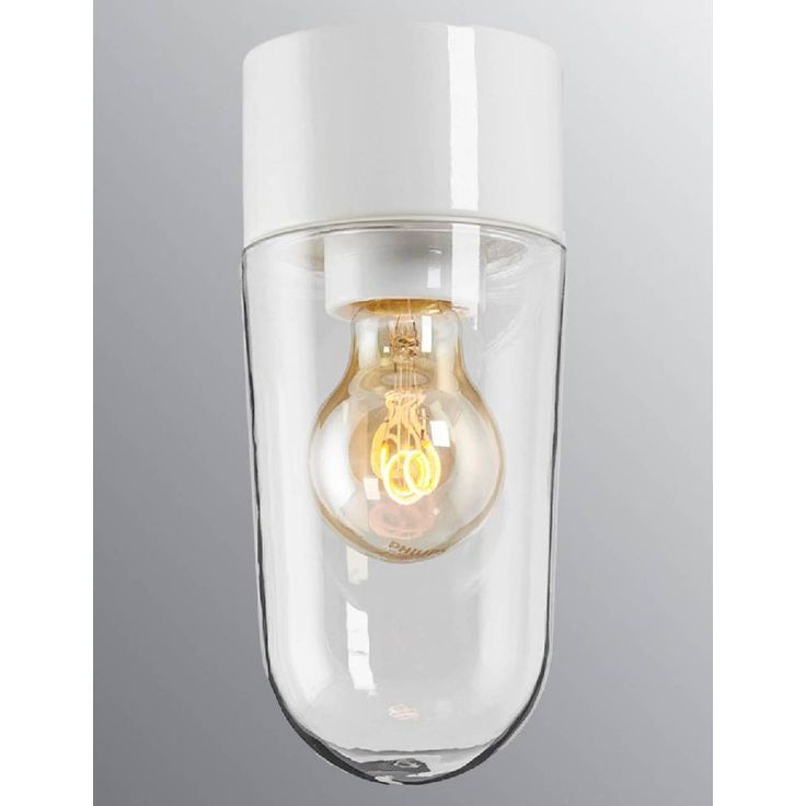 Kattovalaisin Ifö Electric Classic tallikuvulla, valkoinen, kirkas kupu, IP54