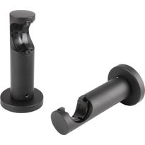 Verhotangon click-kannakkeet Ihanin, 19mm, mattamusta