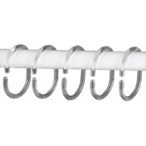 Suihkuverhorenkaat Ihanin, 10kpl, läpinäkyvä