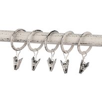 Verhorenkaat nipistimellä Ihanin 25/32mm antiikkivalkoinen