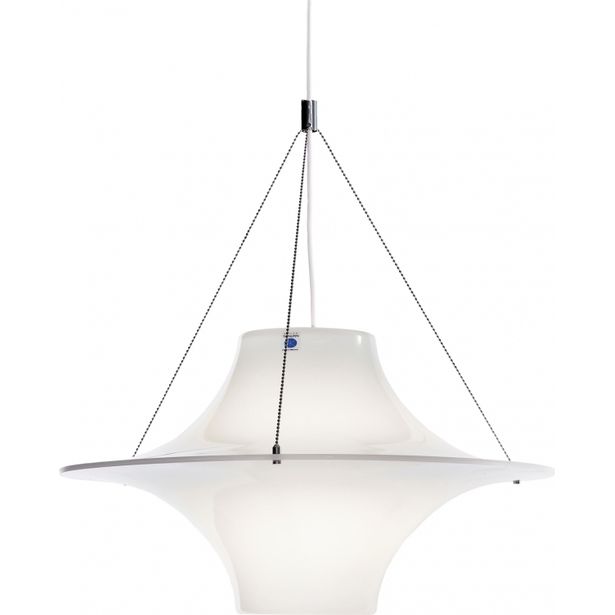 Riippuvalaisin Innolux Lokki, Ø 500x280mm, valkoinen