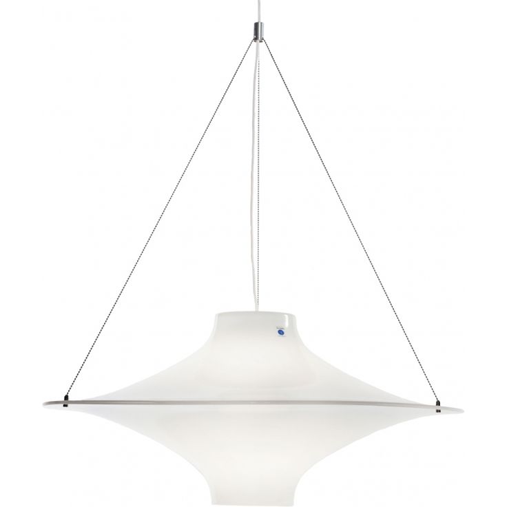 Riippuvalaisin Innolux Lokki, Ø 700x320mm, valkoinen
