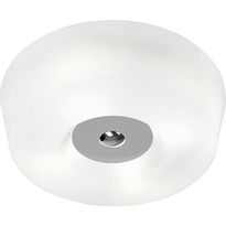 Kattoplafondi Innolux Yki, Ø 500x130mm, valkoinen/harmaa