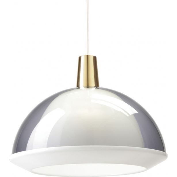 Riippuvalaisin Innolux Kuplat, Ø 400x300mm, savunharmaa, Verkkokaupan poistotuote