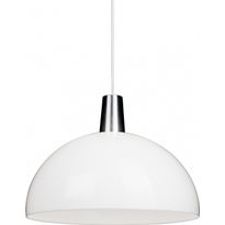 Riippuvalaisin Innolux Kupoli, Ø 400x260mm, hopea