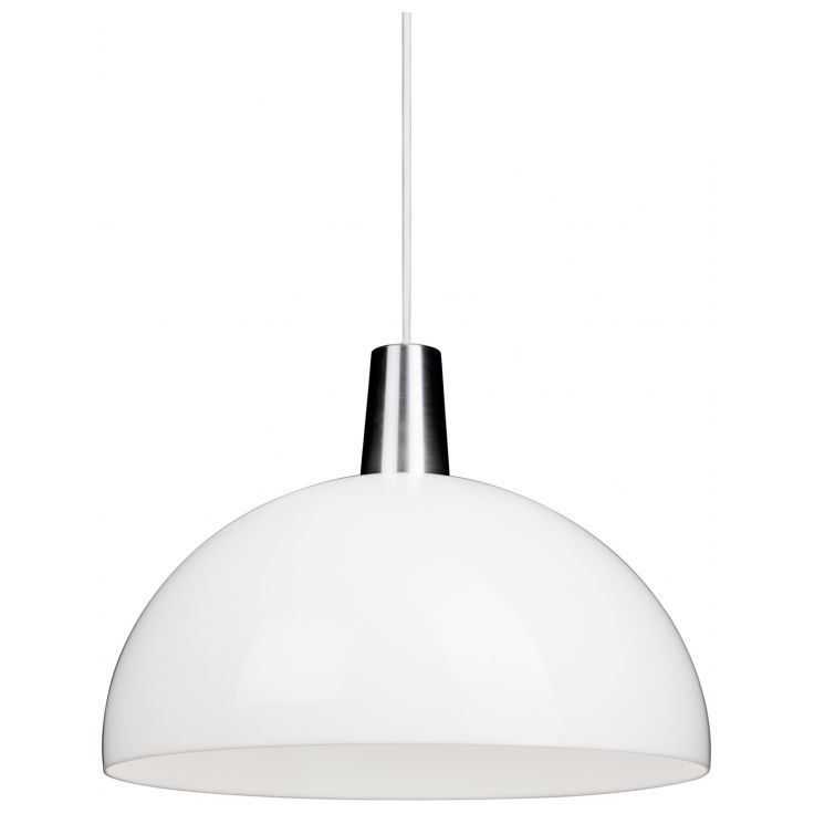 Riippuvalaisin Innolux Kupoli, Ø 400x260mm, hopea