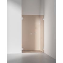 Suihkuovi INR Arc 3 Original, pronssilasi, kromiprofiili, mittatilaus