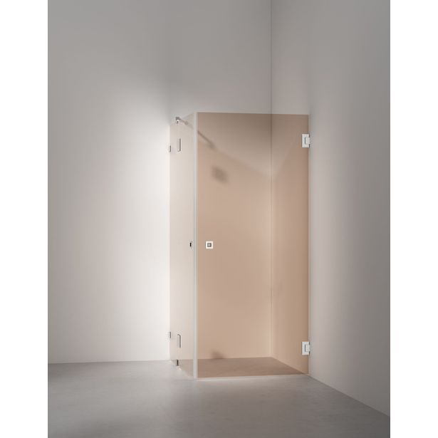 Suihkunurkka INR Arc 14 Original, Pronssilasi, kromiProfiili, mittatilaus