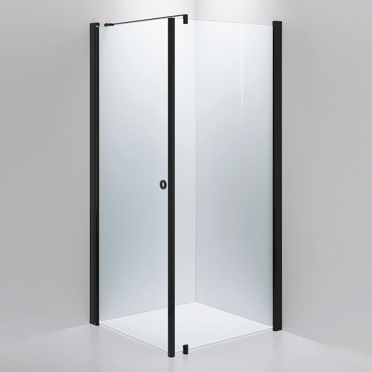 Suihkunurkka INR LINC 13 Original, 90x70cm, kirkas lasi, musta profiili