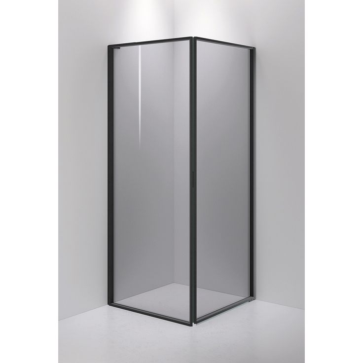 Suihkunurkka INR Edge 13, savulasi, oikea, eri profiileja, mittatilaus