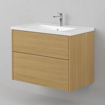 Allaskaappi INR Grand Solid 80, Natural Oak, 2 laatikkoa