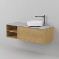 Allaskaappi INR Air Wood 120 C, Natural Oak