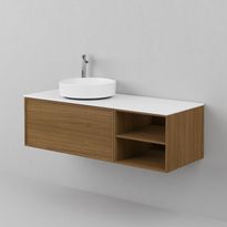 Allaskaappi INR Air Wood 120 D, Dark Oak
