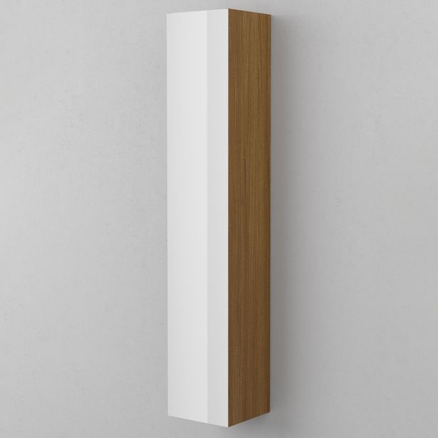 Korkea kaappi INR Twin 30, Dark Oak, 5 hyllyä, oikea