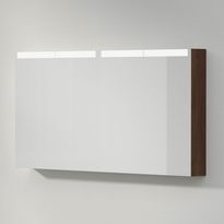Peilikaappi INR Stage 140, Dark Oak, 4 ovea, pistorasia