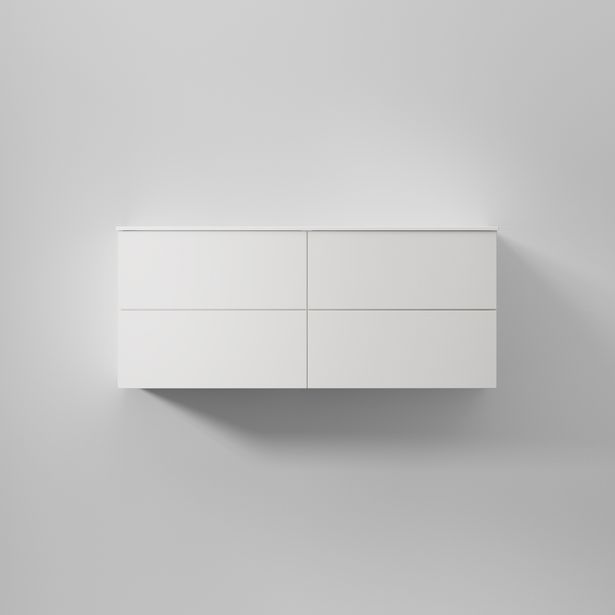 Allaskaappi INR Core Solid 120 D, 1200x454mm, Pure White