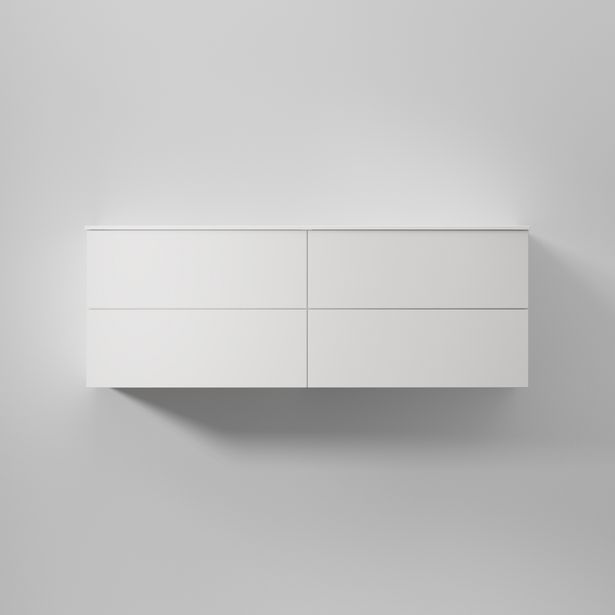 Allaskaappi INR Core Solid 140 D, 1400x454mm, Pure White