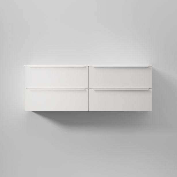 Allaskaappi INR Core Avant 140 D, 1400x454mm, Pure White