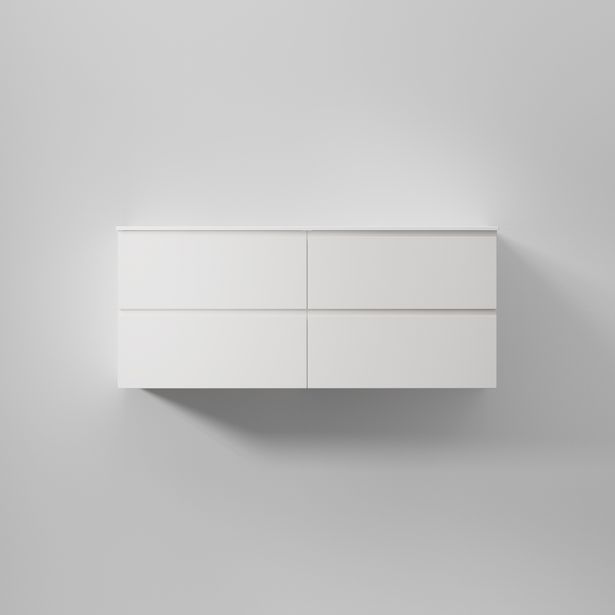 Allaskaappi INR Core Grip 120 D, 1200x454mm, Pure White