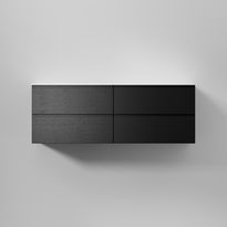 Allaskaappi INR Core Grip 140 D, 1400x454mm, Black Oak