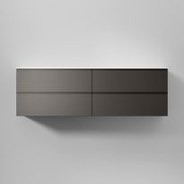 Allaskaappi INR Core Grip 160 D, 1600x454mm, Carbon Grey