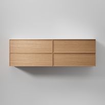 Allaskaappi INR Core Sense 160 D, 1600x456mm, Natural Oak