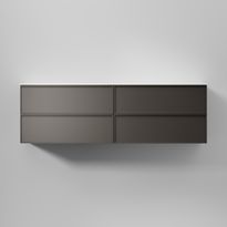Allaskaappi INR Core Sense 160 D, 1600x456mm, Carbon Grey