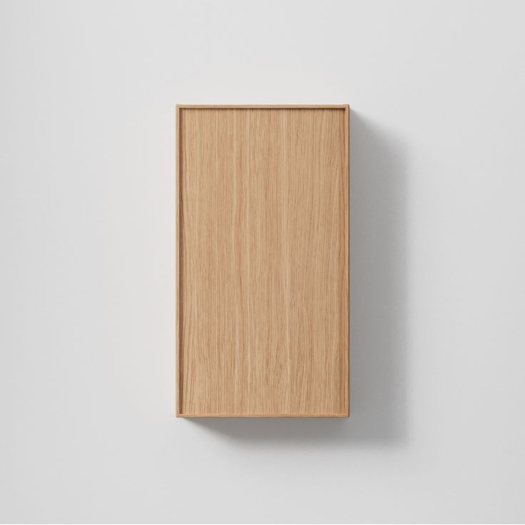 Seinäkaappi INR Sense 40/15, 400x142mm, Natural Oak, 2 hyllyä, oikea