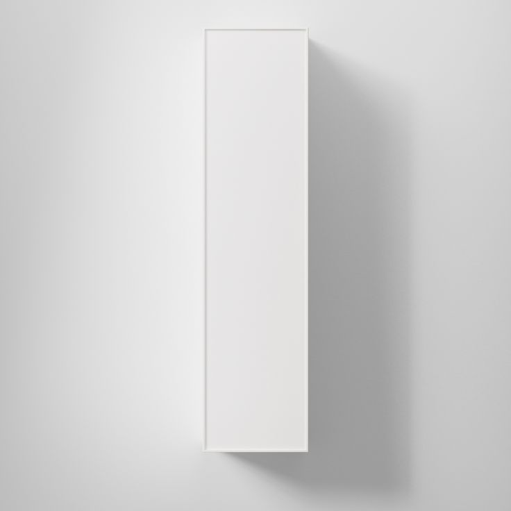 Korkea kaappi INR Sense 40/40, 400x405mm, Pure White, 4 hyllyä, 2 laatikkoa, oikea