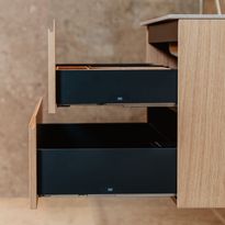 Isompi alalaatikko INR Plus Storage Terra 80, Musta, 50mm syvempi