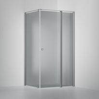 Suihkunurkka INR Linc 15 Original, savu lasi, oikea, mittatilaus