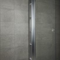 Kiiltävän alumiinin värinen Pile-profiili