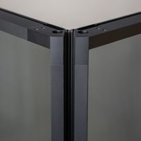 Magneettilista INR, Edge, Musta, 1 pari, 2130 mm