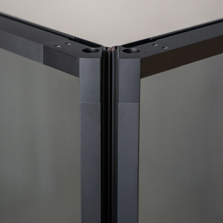 Magneettilista INR, Edge, Musta, 1 pari, 2130 mm