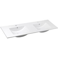 Pesuallas Interia Slim Double, 1510x460mm, kaksialtainen, valkoinen 