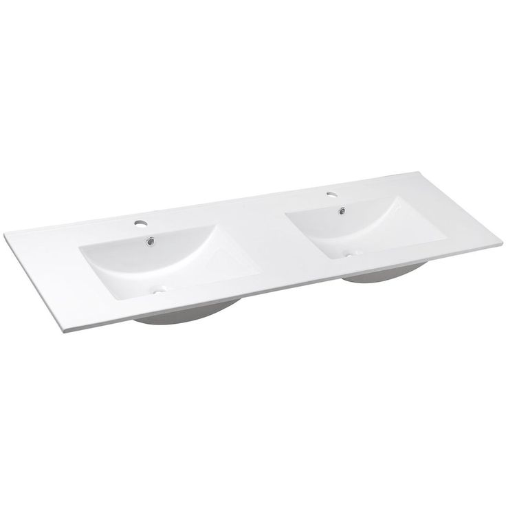 Pesuallas Interia Slim Double 1510 x 460 mm kaksialtainen valkoinen 